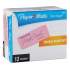 Paper Mate Pink Pearl Eraser, For Pencil Marks, Rectangular Block, Large, Pink, 12/Box (70521)