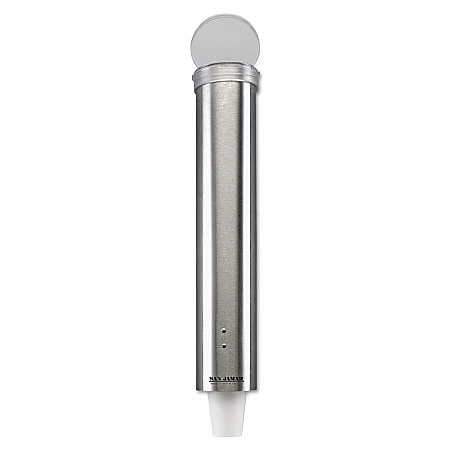 Small Pull-Type Water Cup Dispenser, For 5 oz Cups, Stainless Steel (C4150SS)