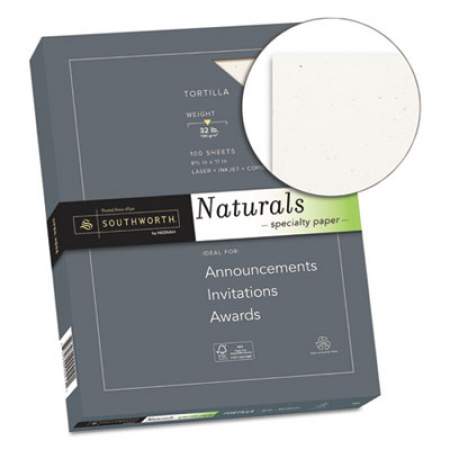 Southworth Naturals Paper, 32 lb, 8.5 x 11, Tortilla, 100/Pack (99419)