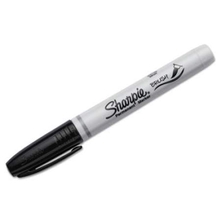 Sharpie Brush Tip Permanent Marker, Medium Brush Tip, Black, Dozen (1810705)