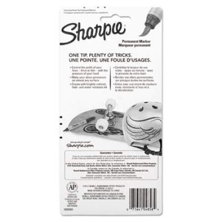 Sharpie Brush Tip Permanent Marker, Medium Brush Tip, Assorted Primary Colors, 4/Set (1810701)