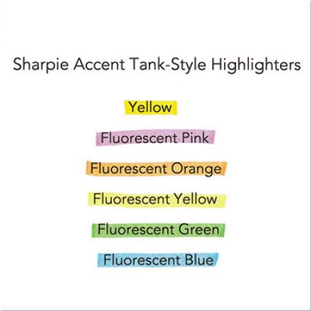 Sharpie Tank Style Highlighters, Pink Ink, Chisel Tip, Pink Barrel, Dozen (25009)