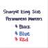 Sharpie King Size Permanent Marker, Broad Chisel Tip, Black, Dozen (15001)