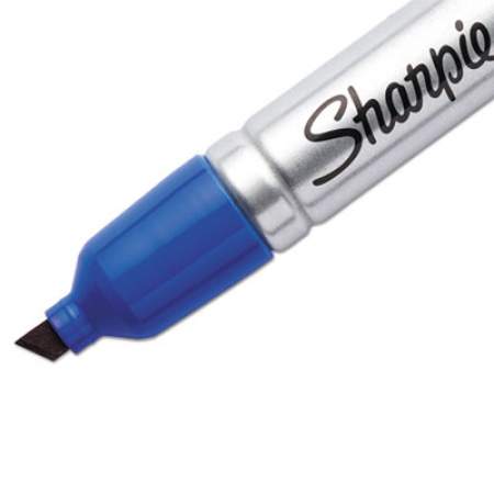 Sharpie King Size Permanent Marker, Broad Chisel Tip, Blue, Dozen (15003)