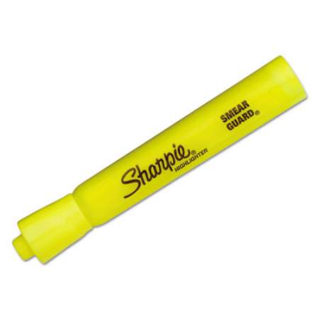 Sharpie Tank Style Highlighters, Fluorescent Yellow Ink, Chisel Tip, Yellow Barrel, 4/Set (25164PP)