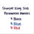 Sharpie King Size Permanent Marker, Broad Chisel Tip, Black, 4/Pack (15661PP)