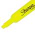 Sharpie Tank Style Highlighters, Fluorescent Yellow Ink, Chisel Tip, Yellow Barrel, Dozen (25025)