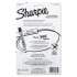 Sharpie Chisel Tip Permanent Marker, Medium Chisel Tip, Black, 4/Pack (38264PP)