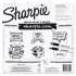 Sharpie Chisel Tip Permanent Marker, Medium Chisel Tip, Assorted Colors, 8/Set (38250PP)