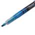 Sharpie Liquid Pen Style Highlighters, Fluorescent Blue Ink, Chisel Tip, Blue/Black/Clear Barrel, Dozen (1754467)