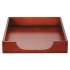 Rolodex Wood Tones Desk Tray, 1 Section, Letter Size Files, 8.5" x 11", Mahogany (23350)