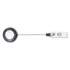 Advantus Deluxe Retractable ID Reel with Badge Holder, 24" Extension, Black, 12/Box (75407)