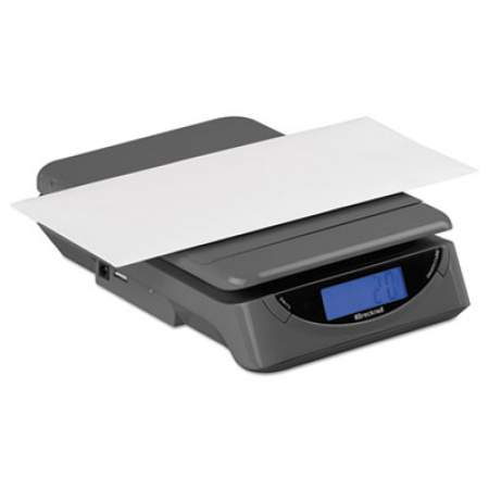 Brecknell 25lb Electronic Postal Shipping Scale, 8 x 6 Platform, Gray (PS25)