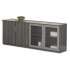 Safco Medina Series Low Wall Cabinet with Doors, 72w x 20d x 29 1/2h, Gray Steel, Box1 (MVLCCLGS)