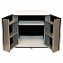 Refreshment Stand, Engineered Wood, 9 Shelves, 29.5