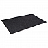 Needle-Rib Wiper/Scraper Mat, Rectangular, Charcoal Gray Ribbed Surface, 48