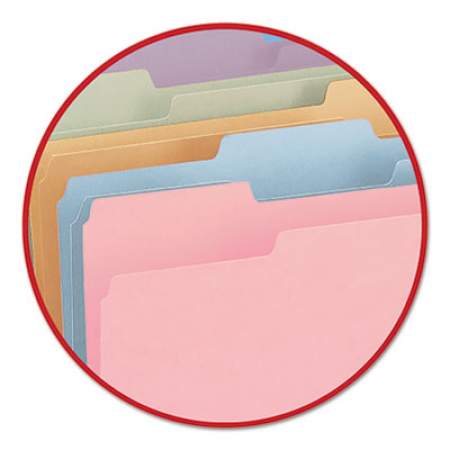 Smead Colored File Folders, 1/3-Cut Tabs, Letter Size, Assorted, 100/Box (11953)