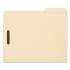Smead Top Tab 2-Fastener Folders, 1/3-Cut Tabs, Right Position, Letter Size, 11 pt. Manila, 50/Box (14538)