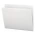 Smead Reinforced Top Tab Colored File Folders, Straight Tab, Letter Size, White, 100/Box (12810)