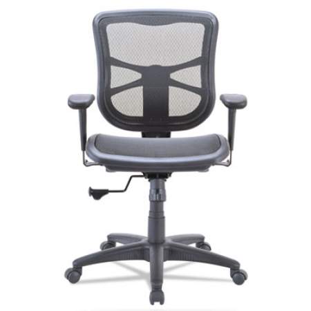 Alera Elusion Series Mesh Mid-Back Swivel/Tilt Chair, Supports Up to 275 lb, 17.9" to 21.6" Seat Height, Black (EL42B18)