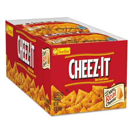 Sunshine Cheez-it Crackers, 1.5 oz Bag, Reduced Fat, 60/Carton (122264)