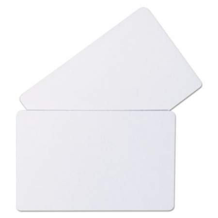 C-Line PVC ID Badge Card, 3 3/8 x 2 1/8, White, 100/Pack (89007)