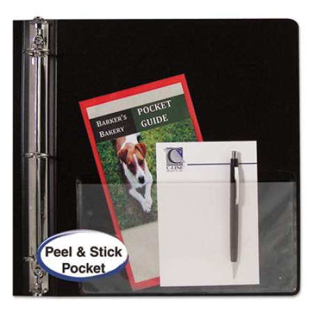 C-Line Peel and Stick Add-On Filing Pockets, 25", 11 x 8 1/2, 10/Pack (70185)