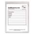 C-Line Clear Vinyl Shop Ticket Holders, Both Sides Clear, 15 Sheets, 8 1/2 x 11, 50/BX (80911)