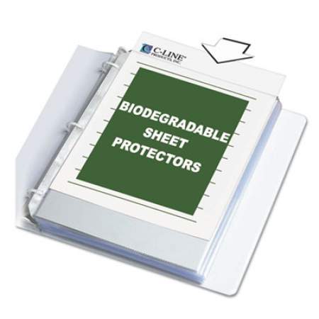 C-Line Sheet Protectors, Clear, Polypropylene, 2", 11 x 8 1/2, 100/BX (62617)