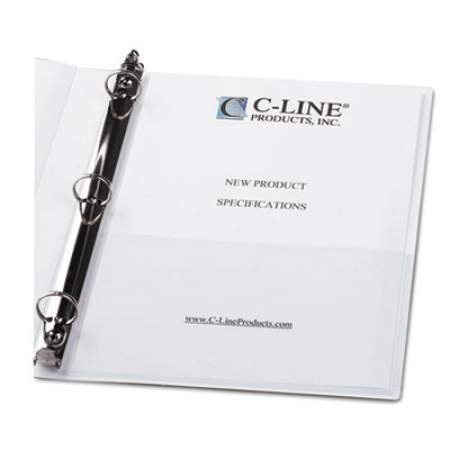 C-Line Peel and Stick Add-On Filing Pockets, 25", 11 x 8 1/2, 10/Pack (70185)