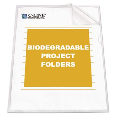 C-Line Specialty Project Folders, Letter Size, Clear, 25/Box (62627)