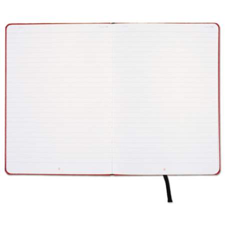 Black n' Red Red Casebound Hardcover Notebook, 1 Subject, Wide/Legal Rule, Red Cover, 8.25 x 5.75, 71 Sheets (400065003)