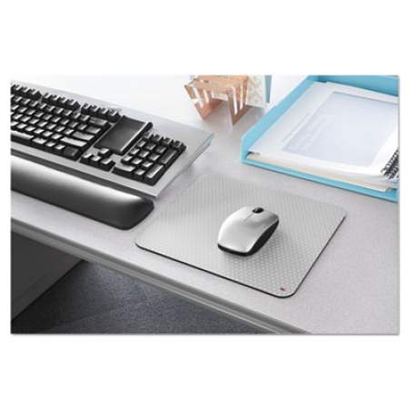 3M Precise Mouse Pad, Nonskid Back, 9 x 8, Gray/Bitmap (MP114BSD1)