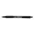 BIC Soft Feel Ballpoint Pen Value Pack, Retractable, Medium 1 mm, Black Ink, Black Barrel, 36/Pack (SCSM361BK)
