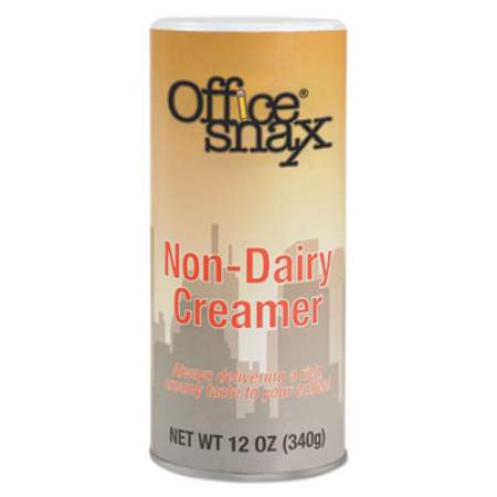 Office Snax Reclosable Powdered Non-Dairy Creamer, 12 oz Canister, 3/Pack (00020G)