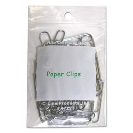 C-Line Write-On Poly Bags, 2 mil, 2" x 3", Clear, 1,000/Carton (47223)