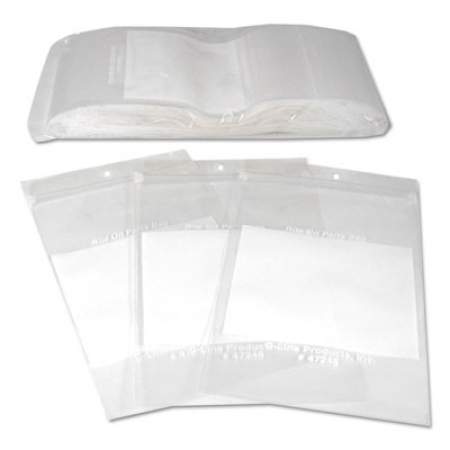 C-Line Write-On Poly Bags, 2 mil, 4" x 6", Clear, 1,000/Carton (47246)