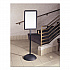 WriteWay Two-Sided Dry Erase Standing Message Sign, White 14.25