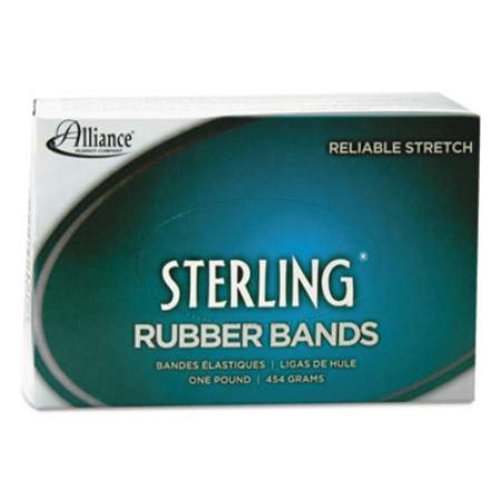 Alliance Sterling Rubber Bands, Size 30, 0.03" Gauge, Crepe, 1 lb Box, 1,500/Box (24305)