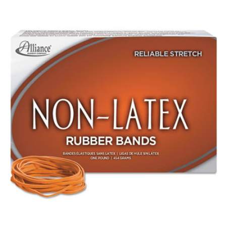 Alliance Non-Latex Rubber Bands, Size 33, 0.04" Gauge, Orange, 1 lb Box, 720/Box (37336)