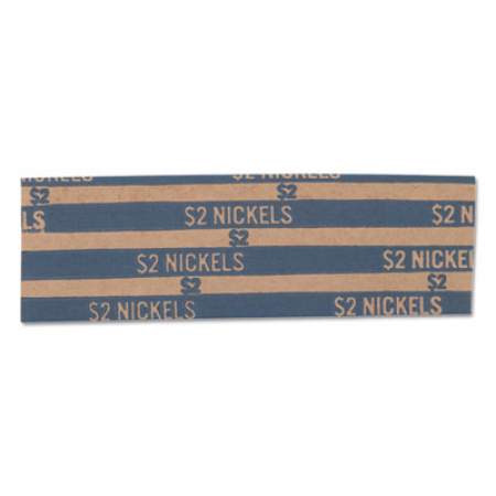 Pap-R Flat Coin Wrappers, Nickels, $2, 1000 Wrappers/Box (30005)