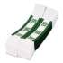 Pap-R Currency Straps, Green, $200 in Dollar Bills, 1000 Bands/Pack (400200)