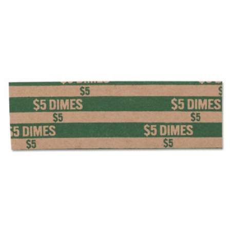 Pap-R Flat Coin Wrappers, Dimes, $5, 1000 Wrappers/Box (30010)