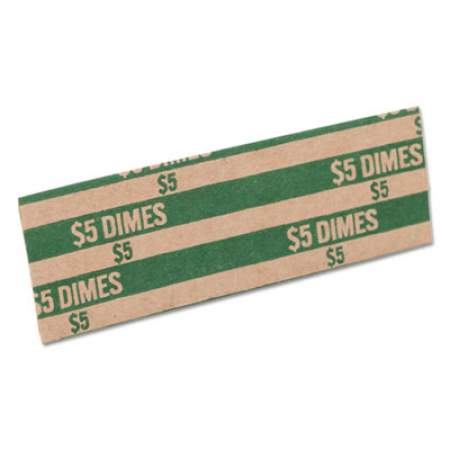 Pap-R Flat Coin Wrappers, Dimes, $5, 1000 Wrappers/Box (30010)