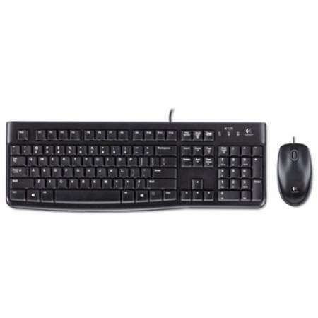 Logitech MK120 Wired Keyboard + Mouse Combo, USB 2.0, Black (920002565)