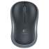 Logitech M185 Wireless Mouse, 2.4 GHz Frequency/30 ft Wireless Range, Left/Right Hand Use, Black (910002225)