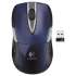 Logitech M525 Wireless Mouse, 2.4 GHz Frequency/33 ft Wireless Range, Left/Right Hand Use, Blue (910002698)