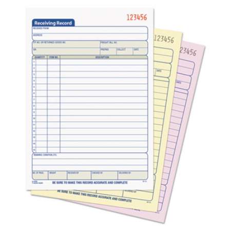 TOPS Receiving Record Book, Three-Part Carbonless, 5.56 x 7.94, 50 Forms (46260)