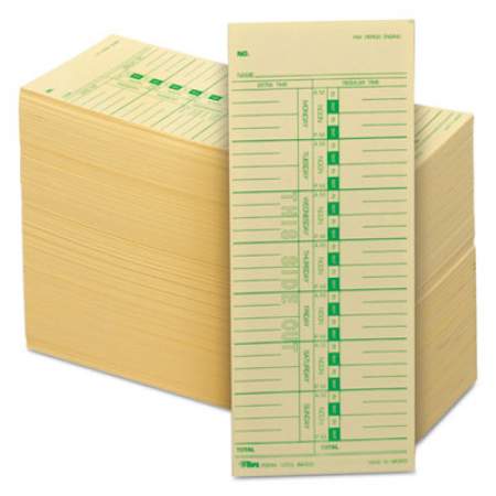 TOPS Time Clock Cards, Replacement for M-33, One Side, 3.5 x 9, 500/Box (1259)