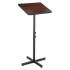 Safco Adjustable Speaker Stand, 21 x 21 x 29.5 to 46, Mahogany/Black (8921MH)